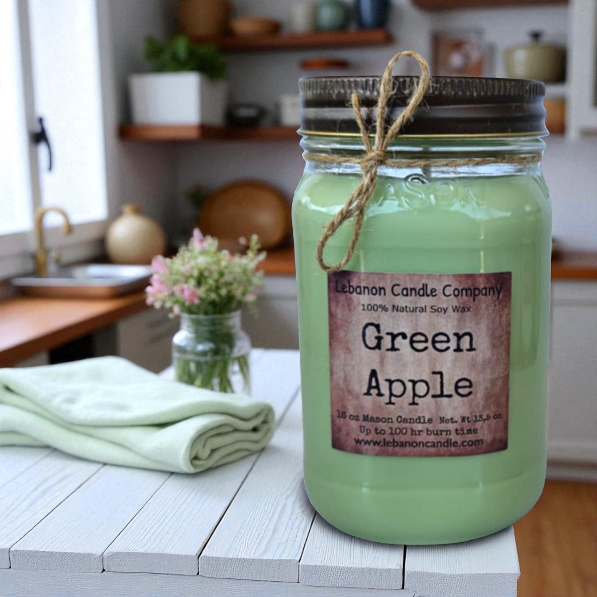 Green Apple Candle - - Candles & Melts