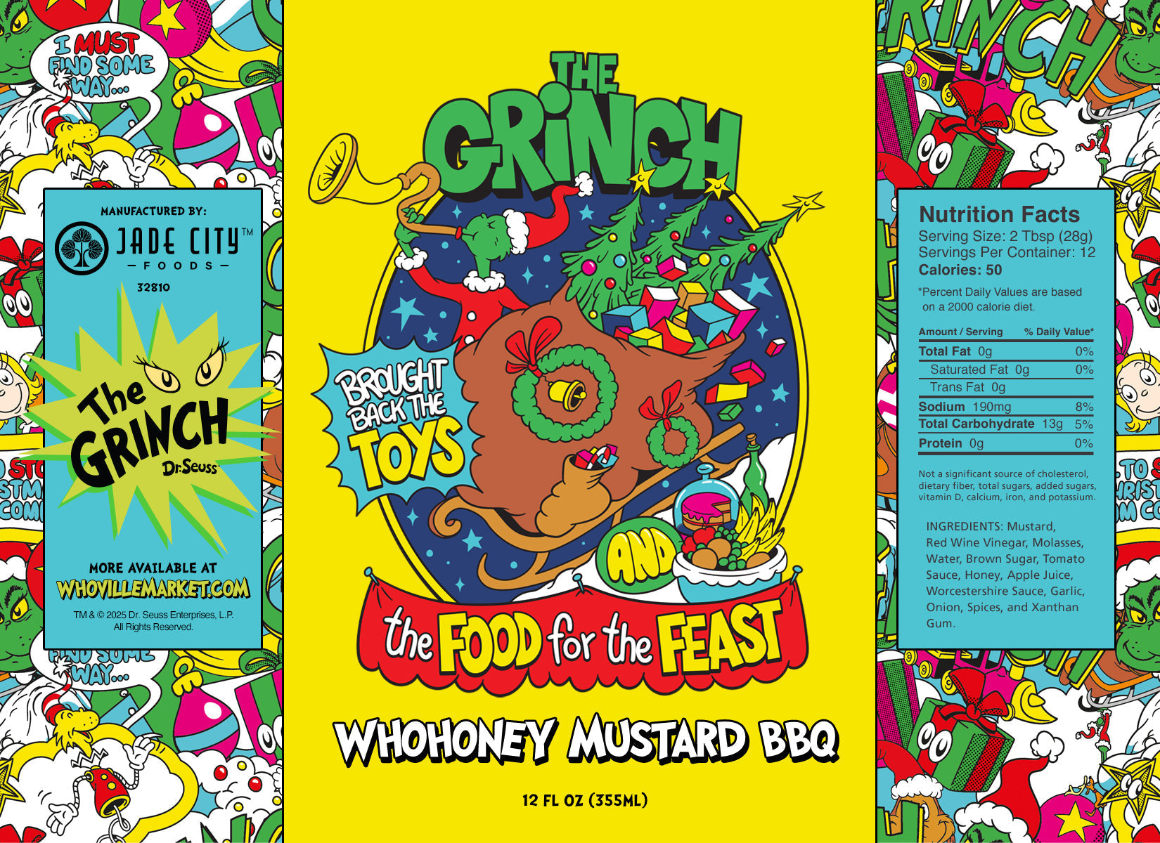 Grinch The Food For The Feast : Whohoney Mustard BBQ Sauce - - BBQ Sauce