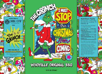 Grinch BBQ Sauce 3-Pack - - BBQ Sauce
