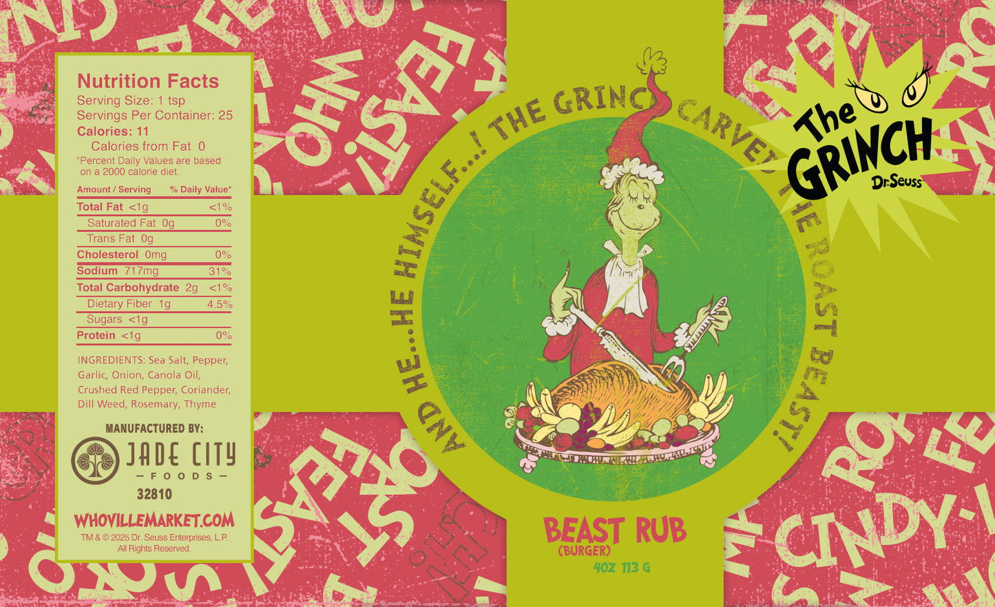Grinch Seasonings 5-Pack - - Seasoning