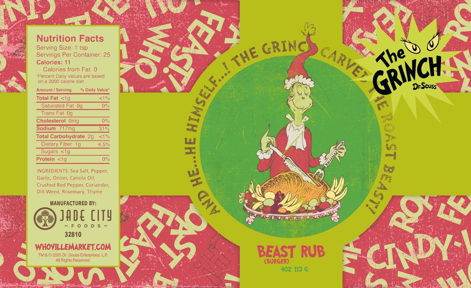 Grinch Seasonings 5-Pack - - Seasoning