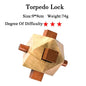3D Wooden Brain Teaser Game - Kia Day Design