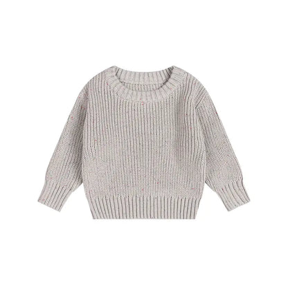 Loose Knitted Children's Sweater for Autumn & Winter