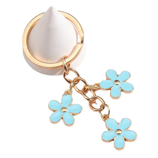 Enamel Keychain Sakura Flower Key Ring Kia Day Design