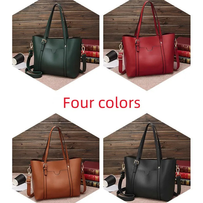 Big Leather Tote Bag Ladies Handbags Kia Day Design