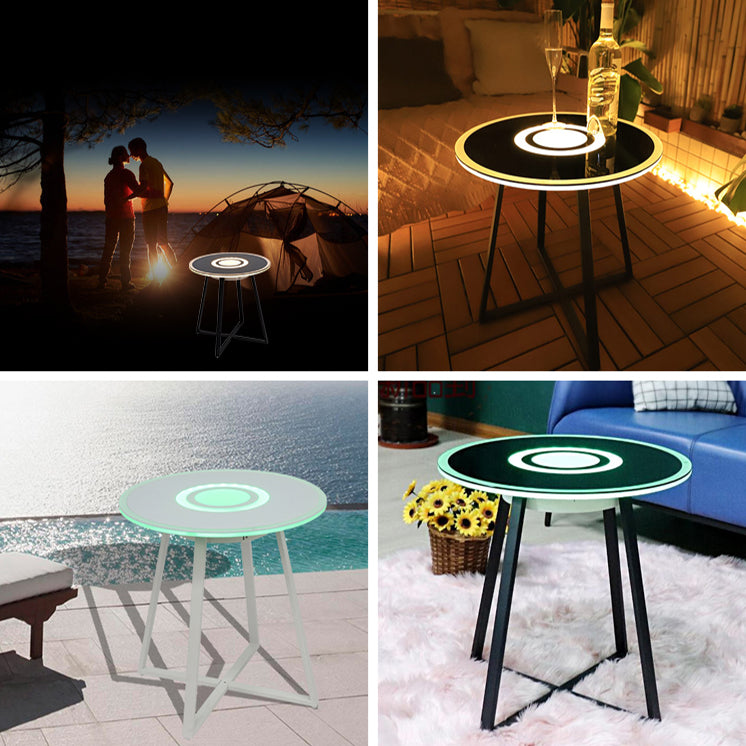 Touch Bluetooth Refrigerator Wireless Charging Speaker USB Smart Coffee Table Kia Day Design