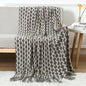 Nordic Style Knitted Sofa Blanket for Office Naps Kia Day Design