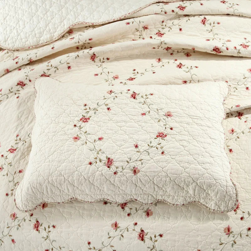 Bamboo Organic Cotton Embroidered Bedspreads