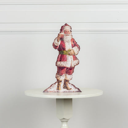 Cheerful Santa Metal Dummy Board - - Christmas