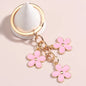 Enamel Keychain Sakura Flower Key Ring Kia Day Design