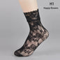 Black Socks Soft Lace Short Ankle Socks Fishnet Stocking Kia Day Design