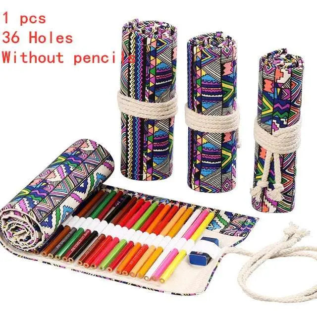 12-24-36-48-72 Hole Pencil Organizer Kids Multicolor