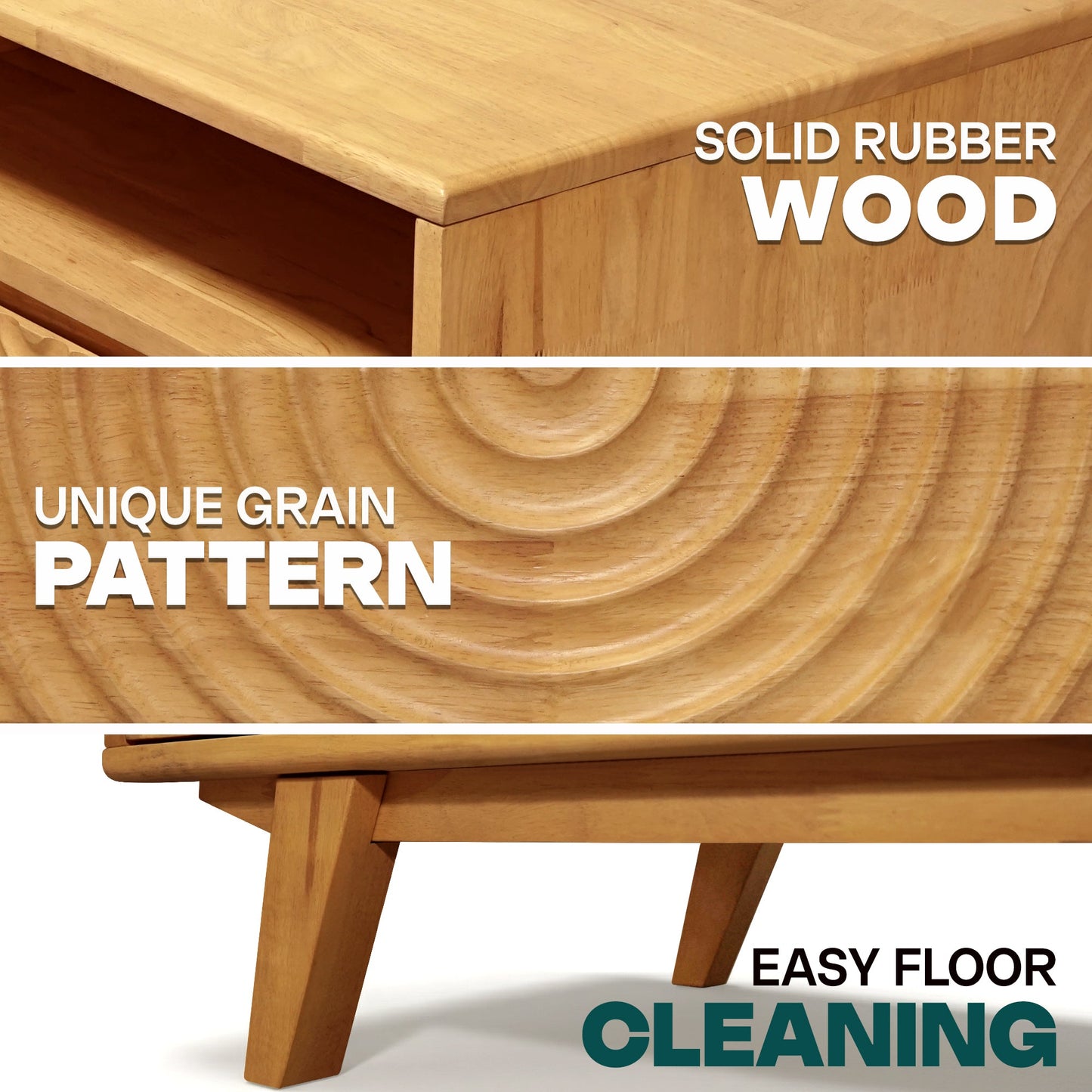 Harmony Wooden Coffee Table - - Coffee Table
