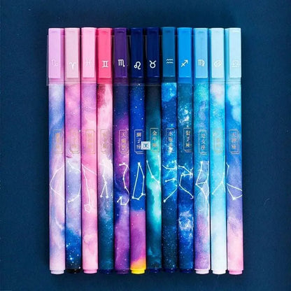 1-3pcs Constellation Gel Pen