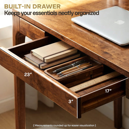 Wilma 48" Rubber Wood Desk - - Table