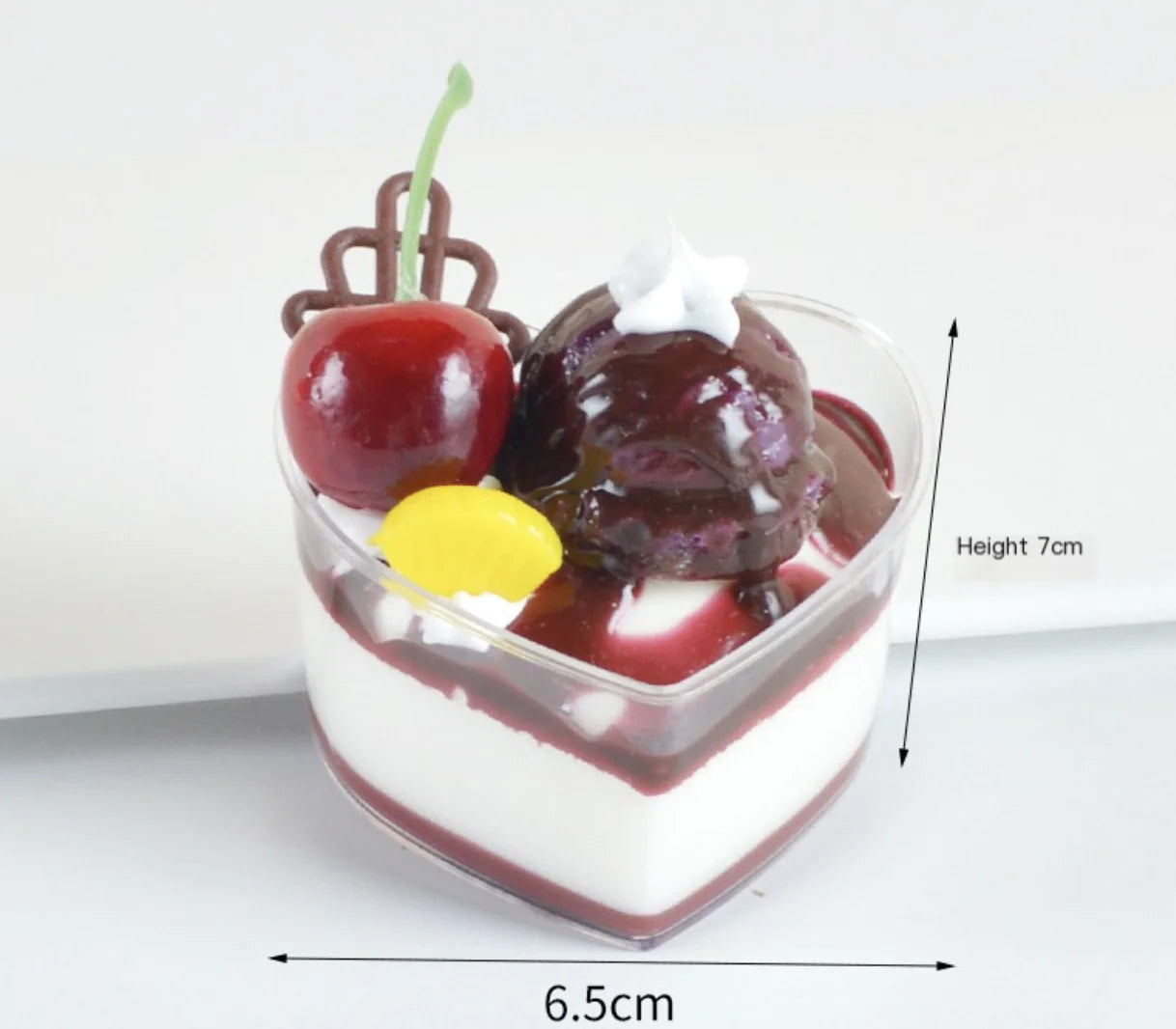 Miniature Faux Cupcake and Dessert Fridge Magnets - - magnets