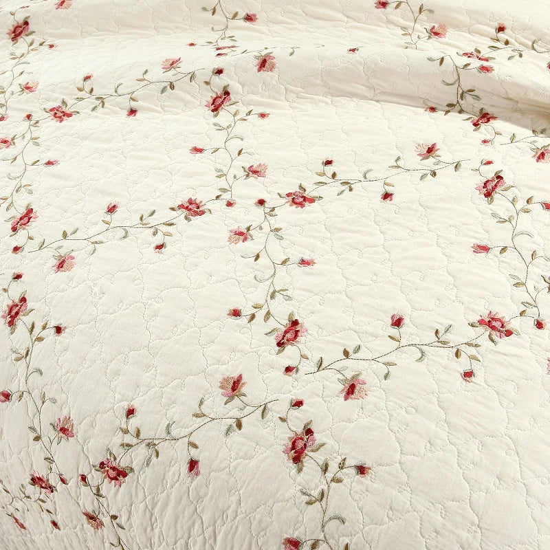 Bamboo Organic Cotton Embroidered Bedspreads