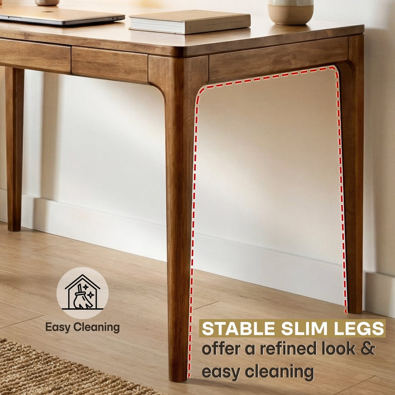 Wilma 48" Rubber Wood Desk - - Table