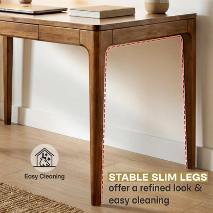 Wilma 48" Rubber Wood Desk - - Table
