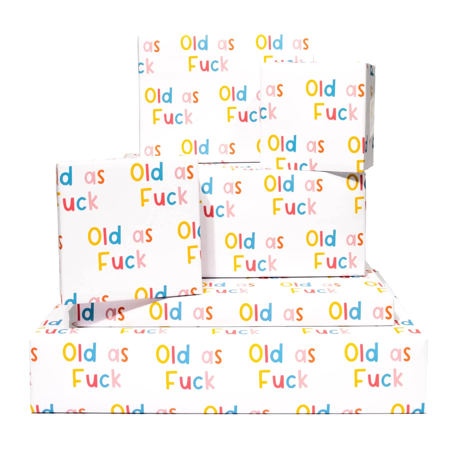 6 Sheet Of Adult Gift Wrap With Tags - - wrapping paper