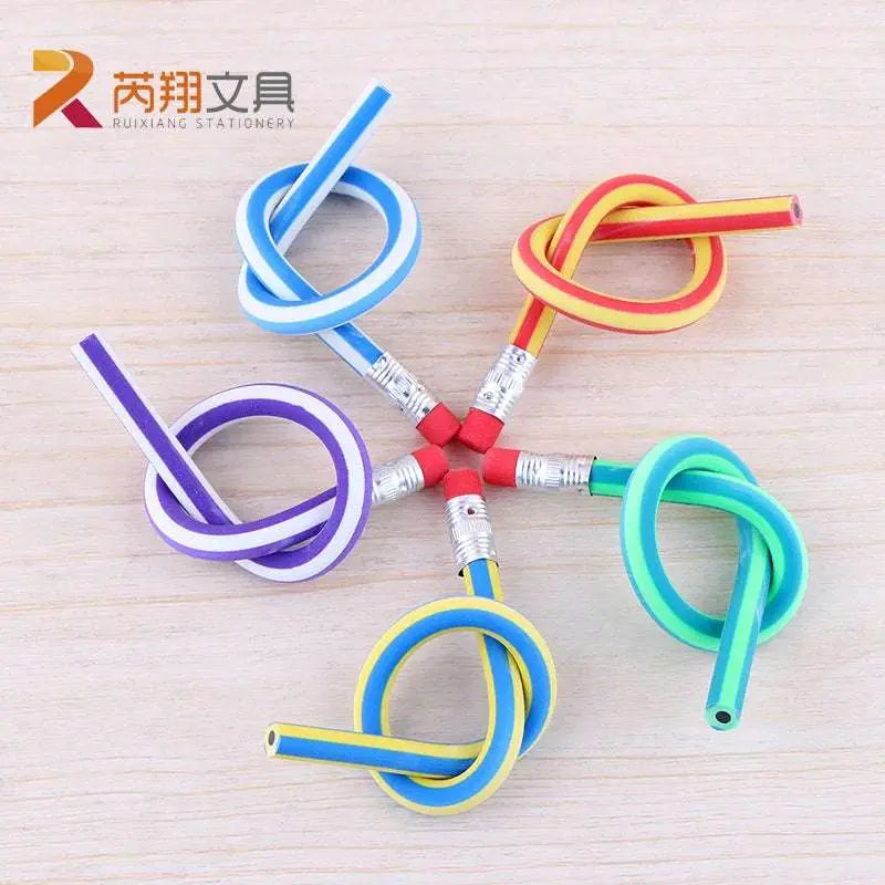 5PCS Magic Bendy Soft Pencil With Eraser