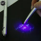 Invisible Ink Pen with UV Light silver One size Kids