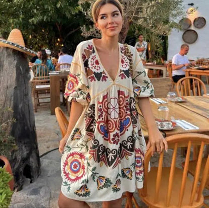 Floral Smock Dress Kia Day Design