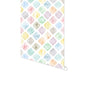 Geometric Watercolor Square Lattice Peel and Stick Wallpaper Kia Day Design