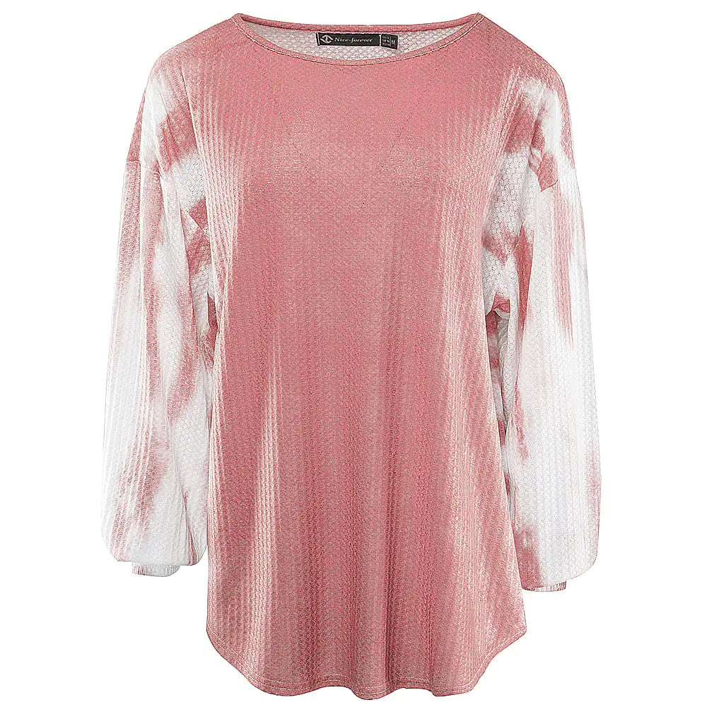 Tie-Dye Gradient Casual Women's Sweater - Kia Day Design