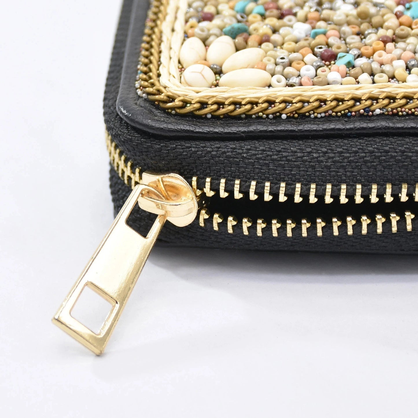 Women Leather Clutch Zipper Wallet