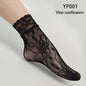 Black Socks Soft Lace Short Ankle Socks Fishnet Stocking Kia Day Design