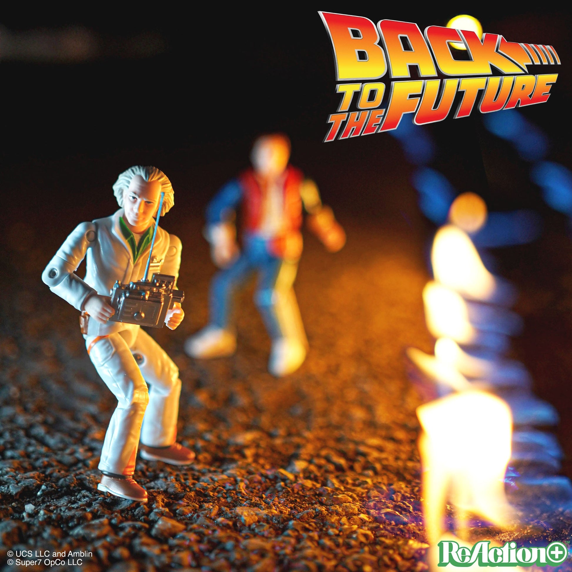 ReAction Back to the Future ReAction+ Wv1 Doc Brown '85 3¾-inch Retro Action Figure- Back to the Future™- {{Product type}}