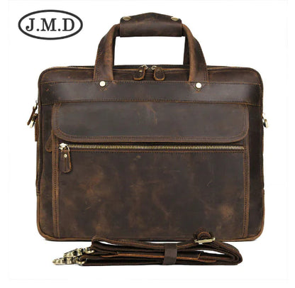 Genuine Leather Executive Briefcase 15.6" (One Piece)