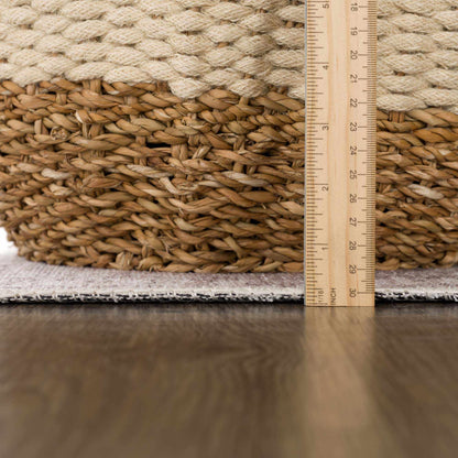 Cream Holi-2301 Washable Area Rug - - Rugs