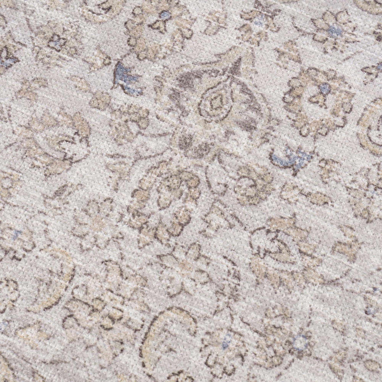 Cream Holi-2301 Washable Area Rug - - Rugs