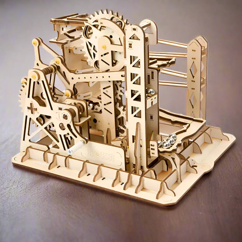 Marble Run DIY Wooden Waterwheel