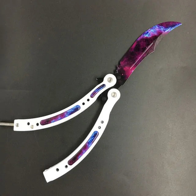 Not Edged Doppler Phase Butterfly Knife