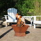 23 Inch Rustic Steel Affinity Fire Pit - - Outdoor > Outdoor Decor > Fire Pits
