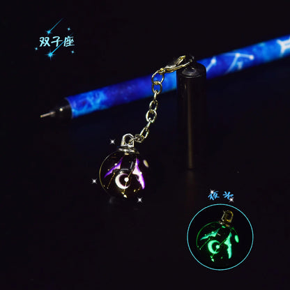 1 PC Luminous Twelve Constellations Pen Gemini One size Unisex