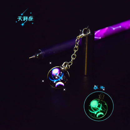 1 PC Luminous Twelve Constellations Pen Libra One size Unisex