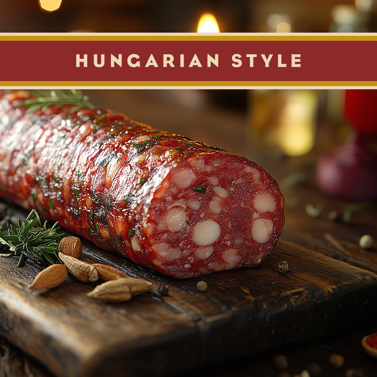 Hungarian Style Summer Sausage 12oz- Artas'n Meats- {{Product type}}