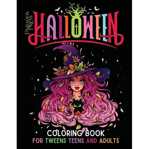 Halloween Coloring Book For Tweens Teens And Adults: Ideal gift idea. One sided pages - cutout and laminate for wall art and placemats. - Paperback - - Books