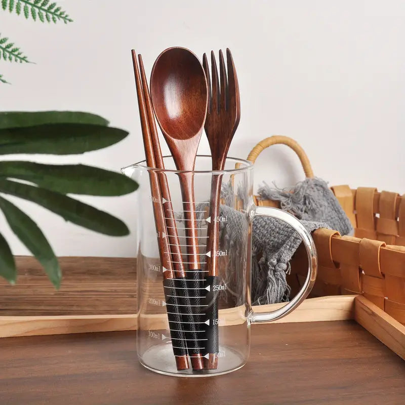 3-Piece Solid Wood Utensil Set - Kia Day Design