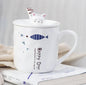 Cute Cat Ceramic Mug - Creative Cartoon Coffee Cup - 4 - Mug