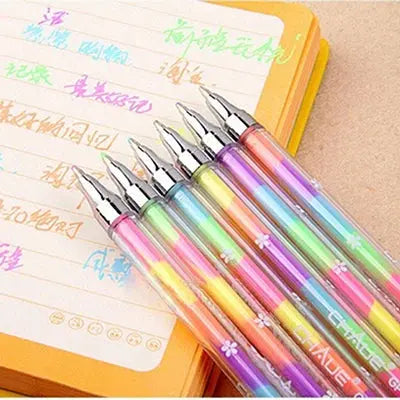 1 PC Pastel 6 Color Pen