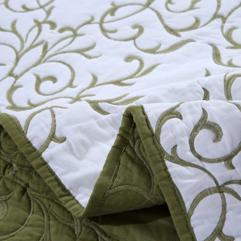 Cotton Bedspread Quilt Sets Reversible