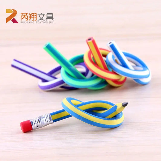 5PCS Magic Bendy Soft Pencil With Eraser