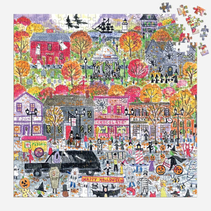 Halloween Parade 500 Piece Jigsaw Puzzle Galison - - Jigsaw Puzzle