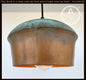 Handcrafted Copper Farmhouse Ceiling Light | 8.5" Flush Mount - Pendant Light - Farmhouse Lighting