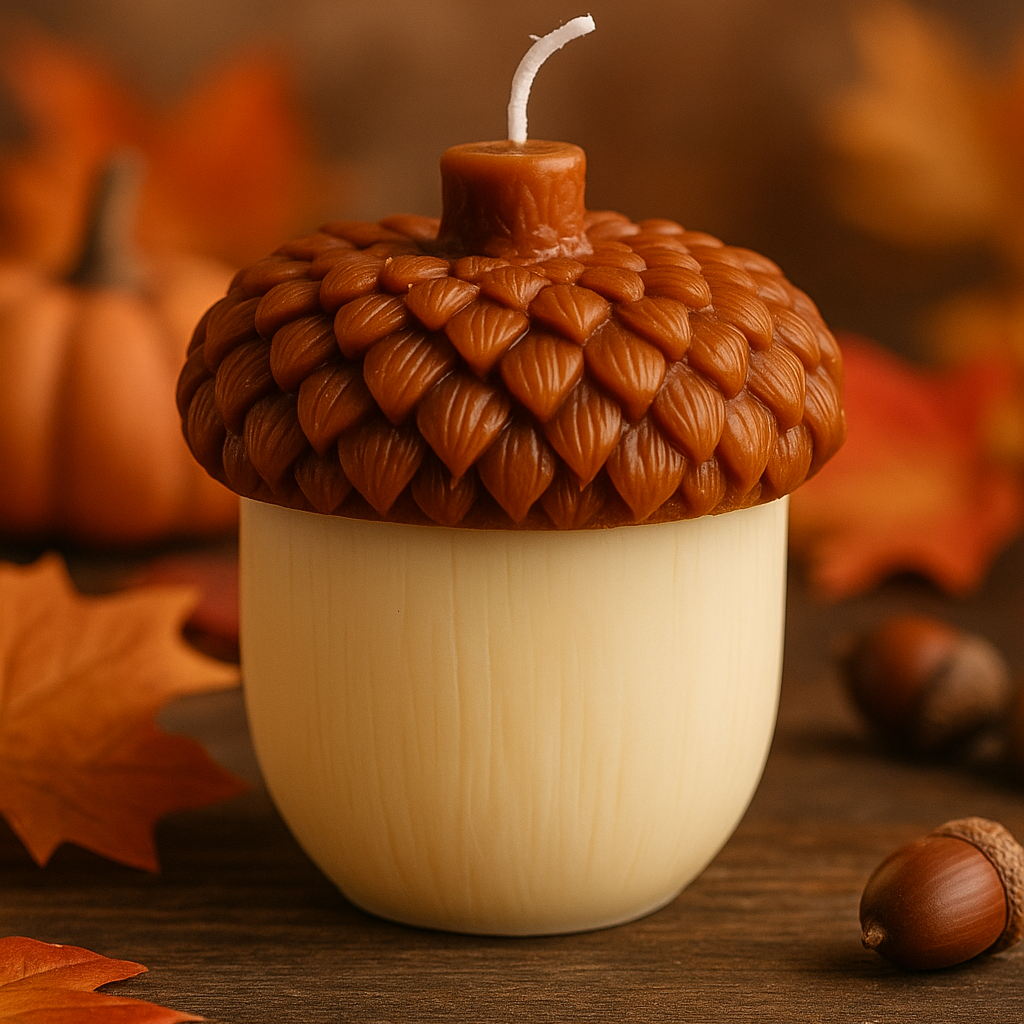 Acorn Sculpture Candle - - candles